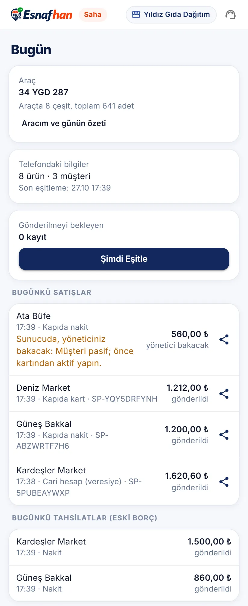Bir günün yolculuğu — İnternet gelince gönderilir