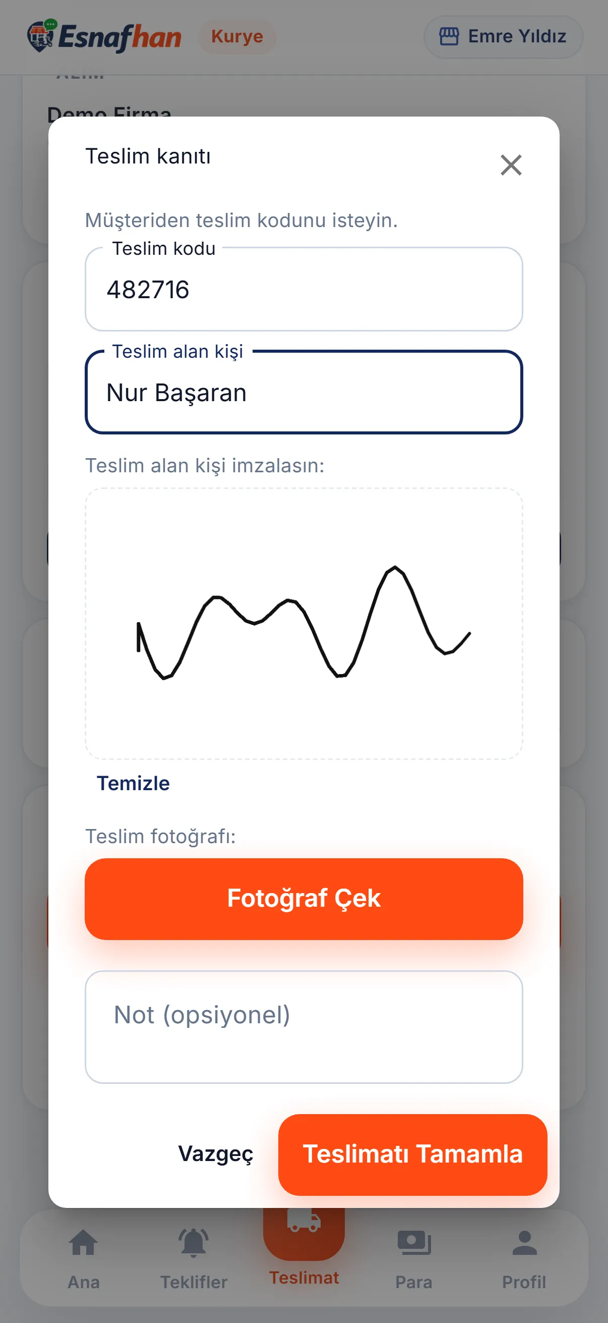Kanıtla teslim, parası hesaplı